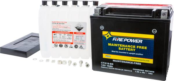 FIRE POWER - BATTERY CTX19-BS MAINTENANCE FREE - Image 1