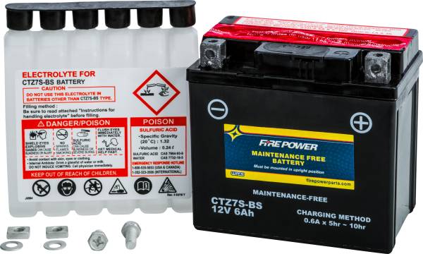 FIRE POWER - BATTERY CTZ7S-BS MAINTENANCE FREE - Image 1