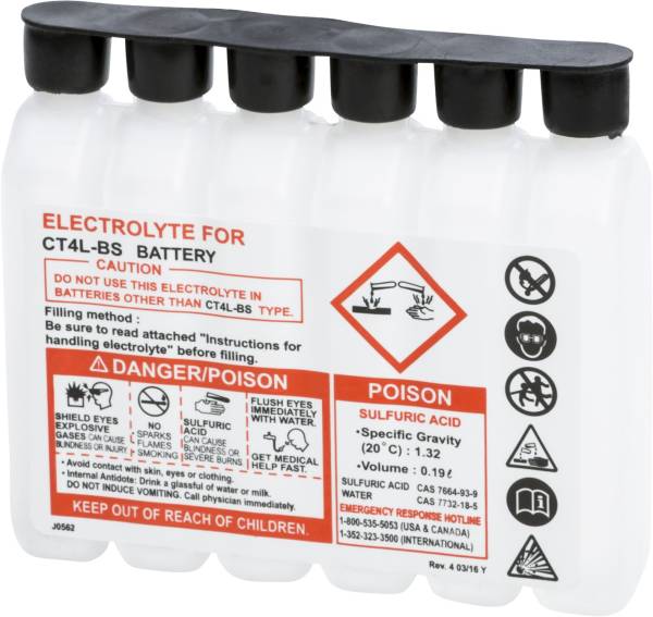 FIRE POWER - SEALED BATTERY ELECTROLYTE PACK 186CC - Image 1