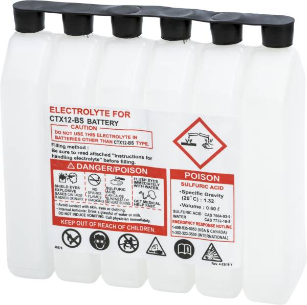 FIRE POWER - SEALED BATTERY ELECTROLYTE PACK 600CC - Image 1