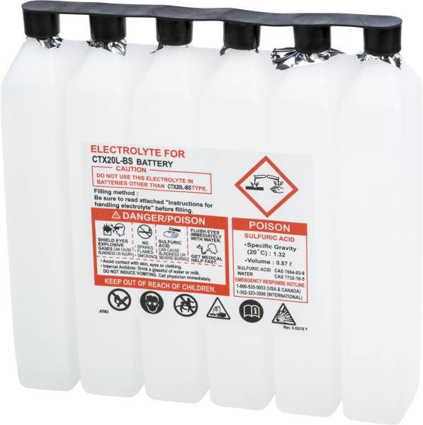 FIRE POWER - SEALED BATTERY ELECTROLYTE PACK 870CC - Image 1