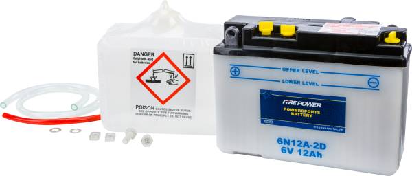 FIRE POWER - BATTERY W/ACID 6N12A-2D 6V - Image 1