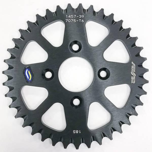 SUNSTAR - REAR SPROCKET ALUMINUM 39T-420 BLK COB - Image 1