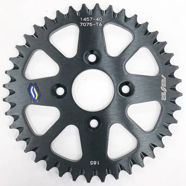 SUNSTAR - REAR SPROCKET ALUMINUM 40T-420 BLK COB - Image 1