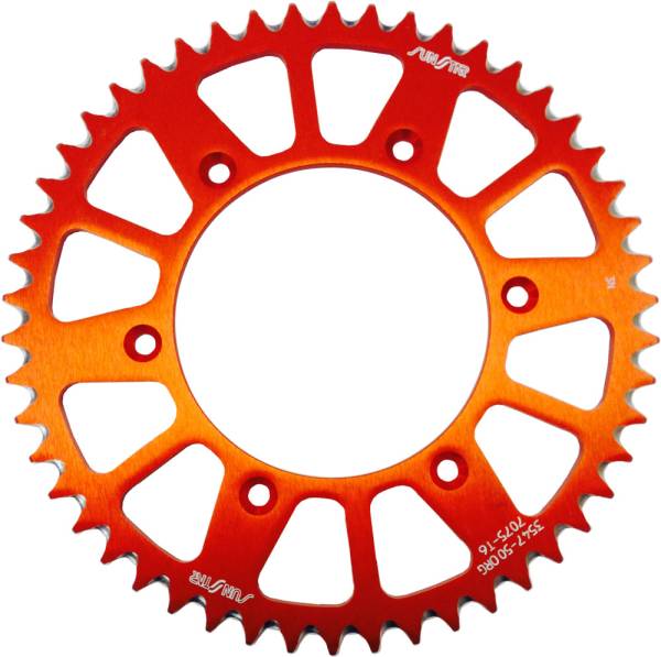 SUNSTAR - REAR SPROCKET ALUMINUM 50T-520 ORG HUS/HUSQ/KTM - Image 1