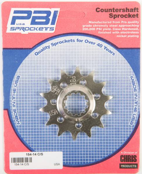 PBI - FRONT CS SPROCKET STEEL 14T-520 HUSQ - Image 1