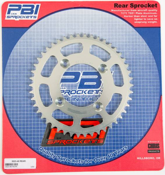 PBI - REAR SPROCKET ALUMINUM 46T-420 HON - Image 1