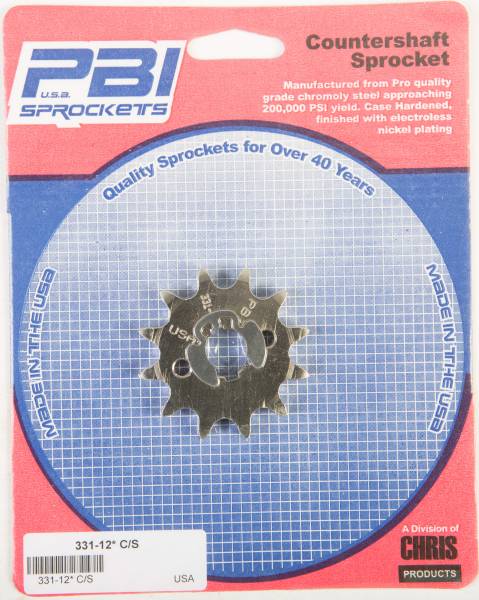 PBI - FRONT CS SPROCKET STEEL 12T-428 HON - Image 1