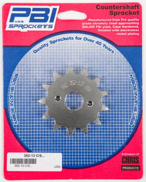 PBI - FRONT CS SPROCKET STEEL 13T-520 HON/YAM - Image 1