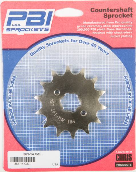 PBI - FRONT CS SPROCKET STEEL 14T-520 HON - Image 1