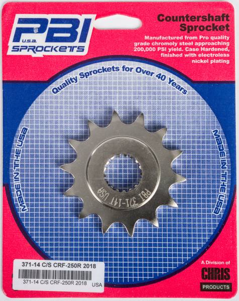 PBI - FRONT CS SPROCKET STEEL 14T-520 HON - Image 1