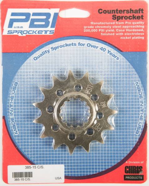 PBI - FRONT CS SPROCKET STEEL 15T-525 HON - Image 1