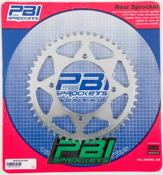 PBI - REAR SPROCKET ALUMINUM 50T-420 KAW/SUZ - Image 1