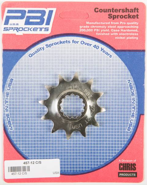 PBI - FRONT CS SPROCKET STEEL 12T-520 KAW/SUZ - Image 1