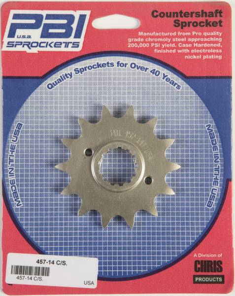 PBI - FRONT CS SPROCKET STEEL 14T-520 KAW/SUZ - Image 1