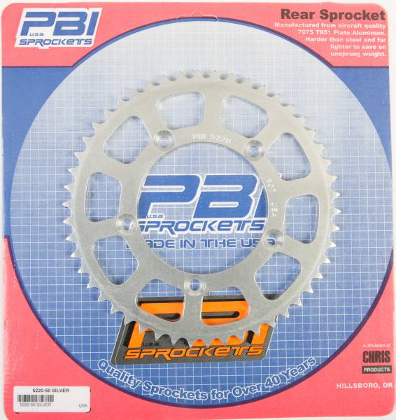 PBI - REAR SPROCKET ALUMINUM 50T-420 KTM - Image 1