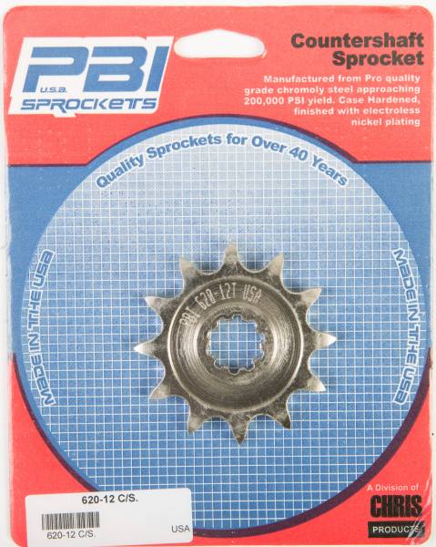 PBI - FRONT CS SPROCKET STEEL 12T-520 KAW/SUZ - Image 1