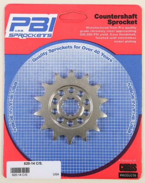 PBI - FRONT CS SPROCKET STEEL 14T-520 KAW/SUZ - Image 1