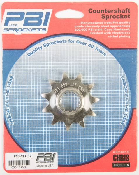 PBI - FRONT CS SPROCKET STEEL 11T-520 KAW/SUZ - Image 1