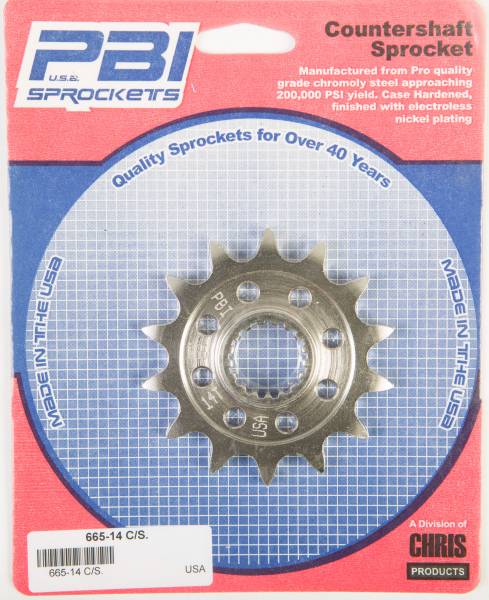 PBI - FRONT CS SPROCKET STEEL 14T-520 SUZ - Image 1