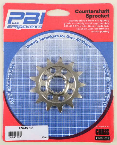 PBI - FRONT CS SPROCKET STEEL 13T-520 SUZ - Image 1