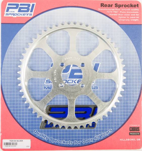 PBI - REAR SPROCKET ALUMINUM 54T-428 YAM - Image 1