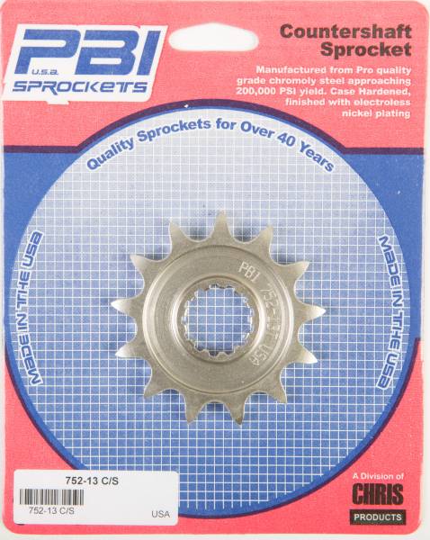 PBI - FRONT CS SPROCKET STEEL 13T-520 KAW/YAM - Image 1