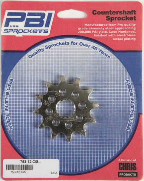 PBI - FRONT CS SPROCKET STEEL 12T-520 GAS/YAM - Image 1