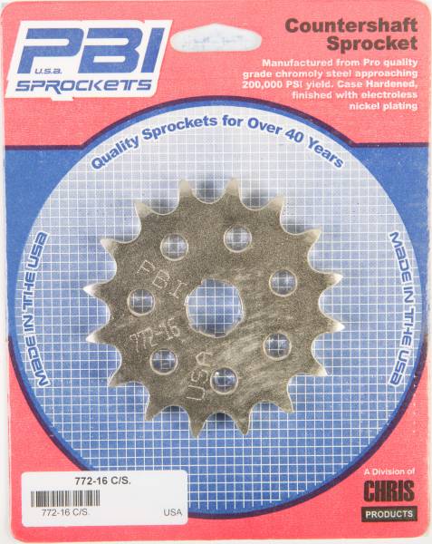 PBI - FRONT CS SPROCKET STEEL 16T-530 YAM - Image 1