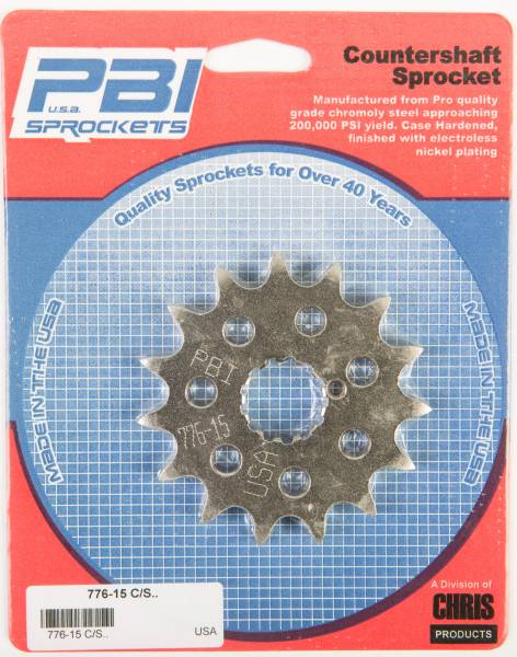 PBI - FRONT CS SPROCKET STEEL 15T-530 KAW/SUZ/YAM - Image 1