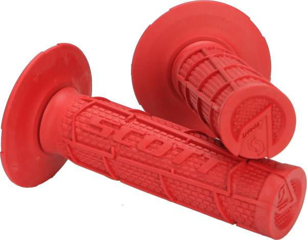 SCOTT - RADIAL FULL WAFFLE GRIPS RED 7/8" - Image 1