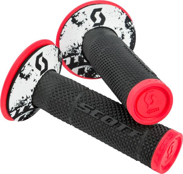 SCOTT - SX2 GRIPS NEON RED/BLACK - Image 1