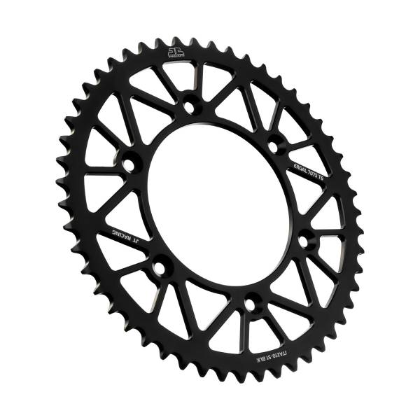 JT - REAR RACELITE SPROCKET ALUM 51T-520 BLK BETA/HON - Image 1