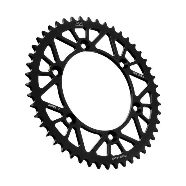 JT - REAR RACELITE SPROCKET ALUM 48T-520 BLK HON/YAM - Image 1