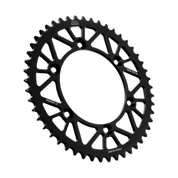 JT - REAR RACELITE SPROCKET ALUM 49T-520 BLK HON/YAM - Image 1