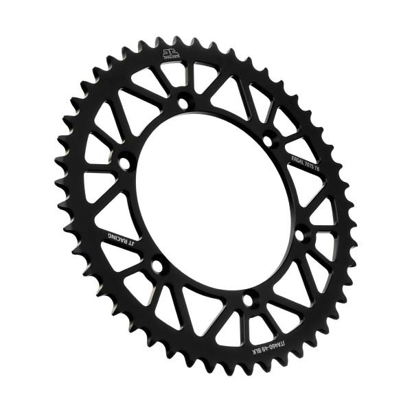 JT - REAR RACELITE SPROCKET ALUM 49T-520 BLK KAW/SUZ - Image 1