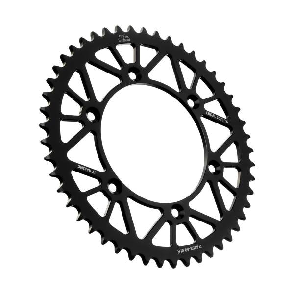 JT - REAR RACELITE SPROCKET ALUM 49T-520 BLK KAW/SUZ - Image 1