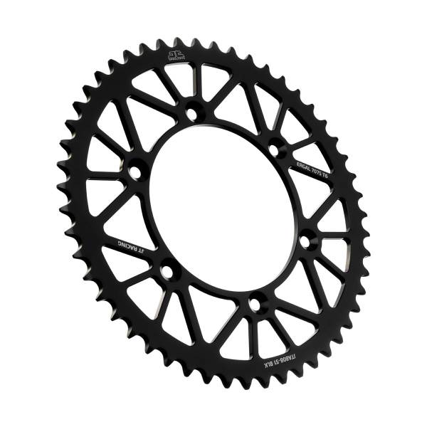 JT - REAR RACELITE SPROCKET ALUM 51T-520 BLK KAW/SUZ - Image 1