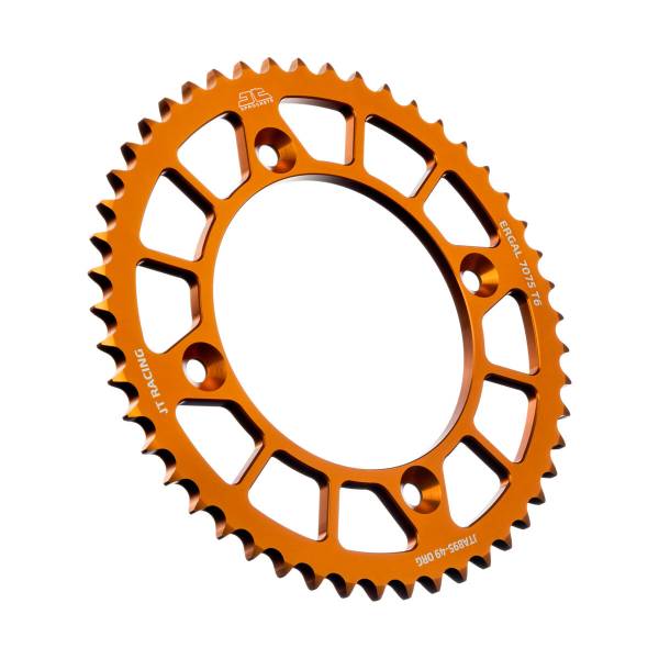 JT - REAR RACELITE SPROCKET ALUM 49T-428 ORG HUSQ/KTM - Image 1