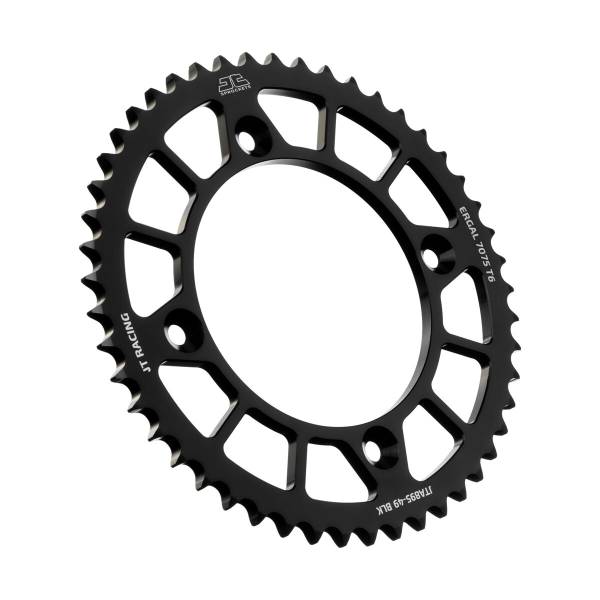 JT - REAR RACELITE SPROCKET ALUM 49T-428 BLK HUSQ/KTM - Image 1