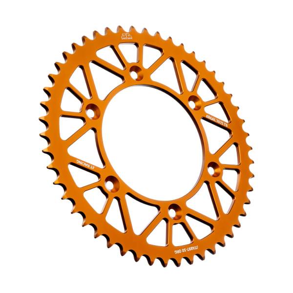 JT - REAR RACELITE SPROCKET ALUM 50T-520 ORG HUS/HUSQ/KTM - Image 1