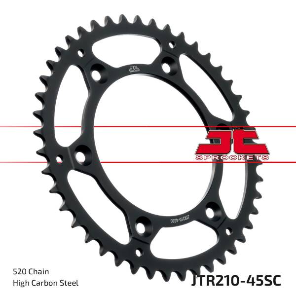 JT - REAR SPROCKET STEEL 45T-520 BETA/HON - Image 1