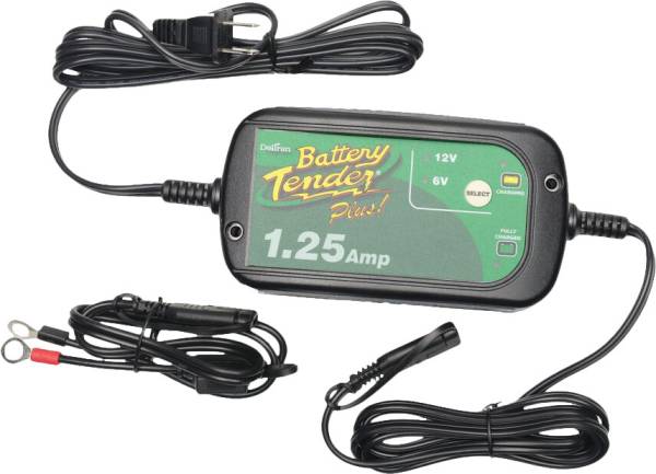 BATTERY TENDER - SELECTABLE 1.25 AMP CHARGER 6/12 VOLT - Image 1