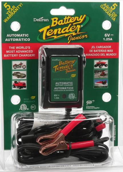 BATTERY TENDER - JUNIOR 1.25 AMP 6V CHARGER - Image 1