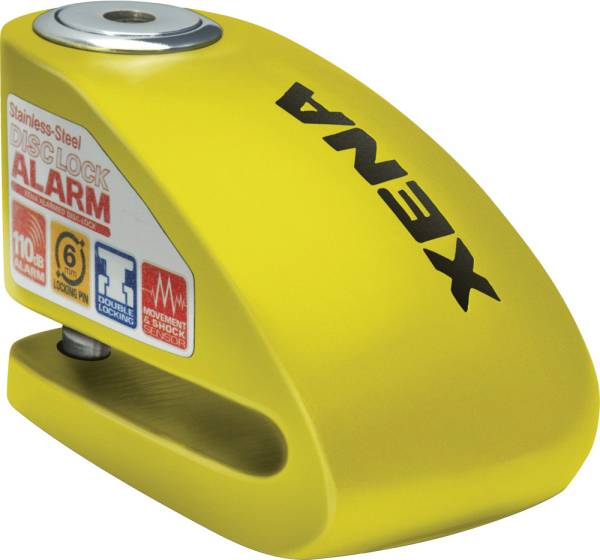 XENA - XX6 ALARM DISC LOCK 3.3" X 2.3" (YELLOW) - Image 1