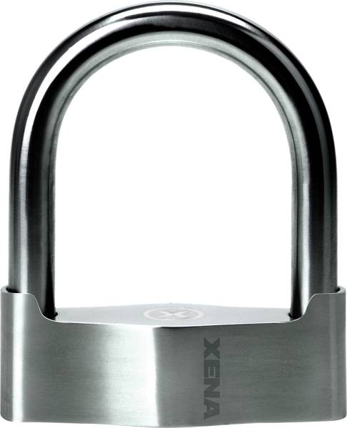 XENA - XSU102 STEEL U-BAR PADLOCK CHROME 18MM - Image 1