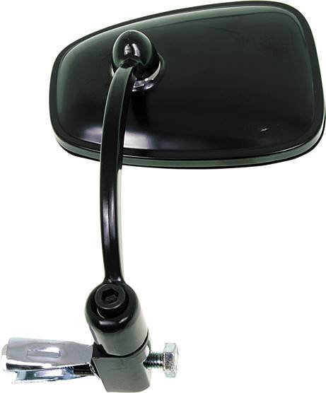 EMGO - BAR END MIRROR MATTE BLACK - Image 1