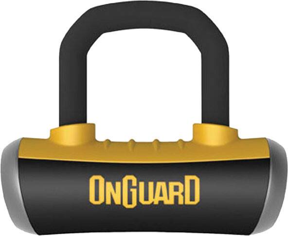 ONGUARD - BOXER 8046 DISC LOCK WITH DISC REMINDER BLACK/YELLOW - Image 1