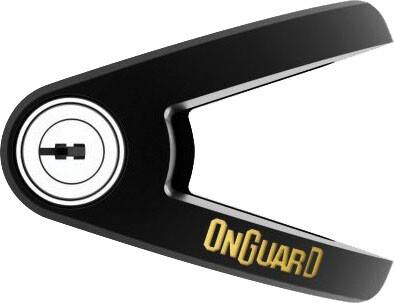 ONGUARD - BOXER 8051 DISK LOCK BLACK WITH REMINDER AND POUCH - Image 1