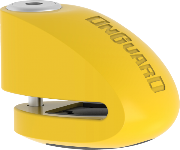 ONGUARD - SMART ALARM DISC LOCK YELLOW 10MM PIN - Image 1